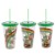 Leprechaun Double Walled Cup with Lid and Straw