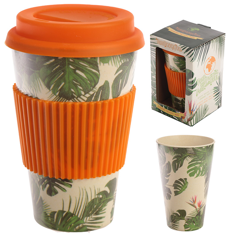 Cheese Plant Design Bambootique Eco Friendly Travel Cup