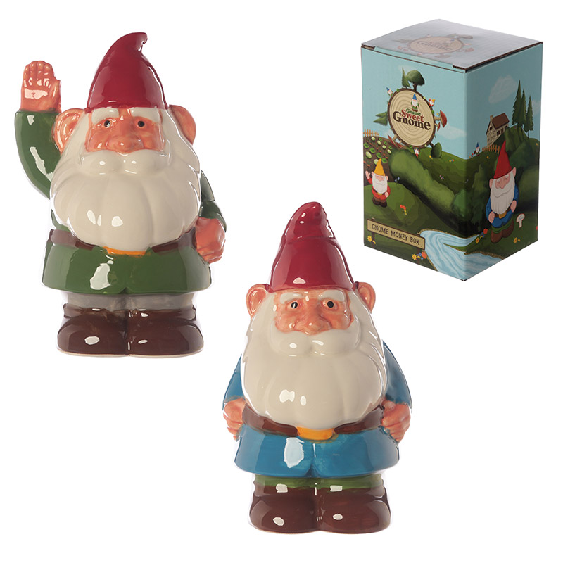 Garden Gnome Collectable Ceramic Money Box