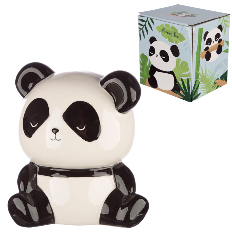 Panda Shaped Collectable Ceramic Money Box