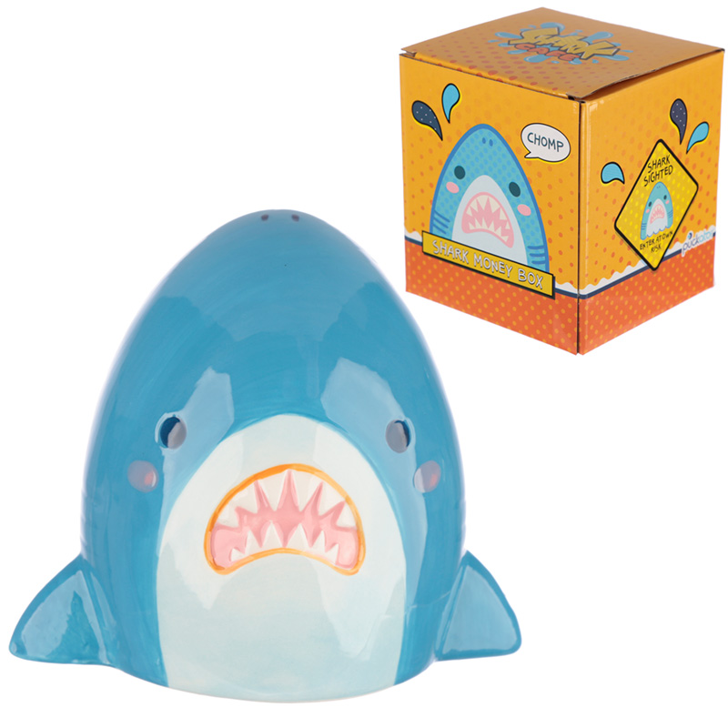 Shark Shaped Collectable Ceramic Money Box