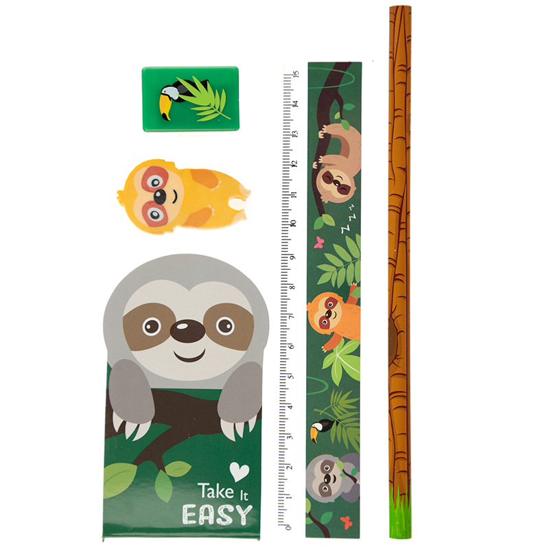 Sloth Design Stationery Set