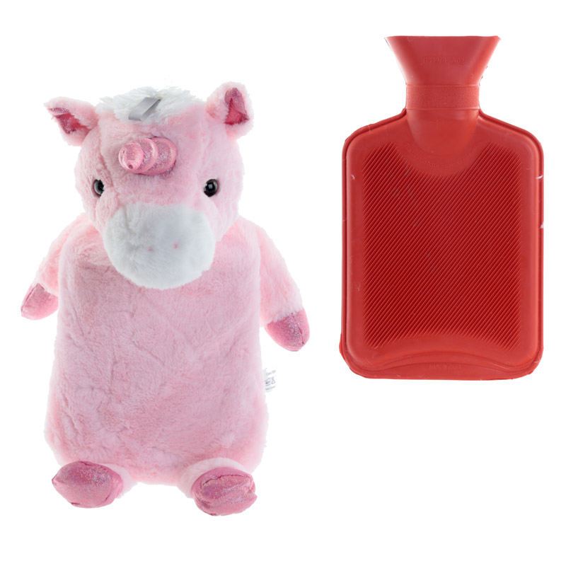 Cute Unicorn Design 1L Hot Water Bottle